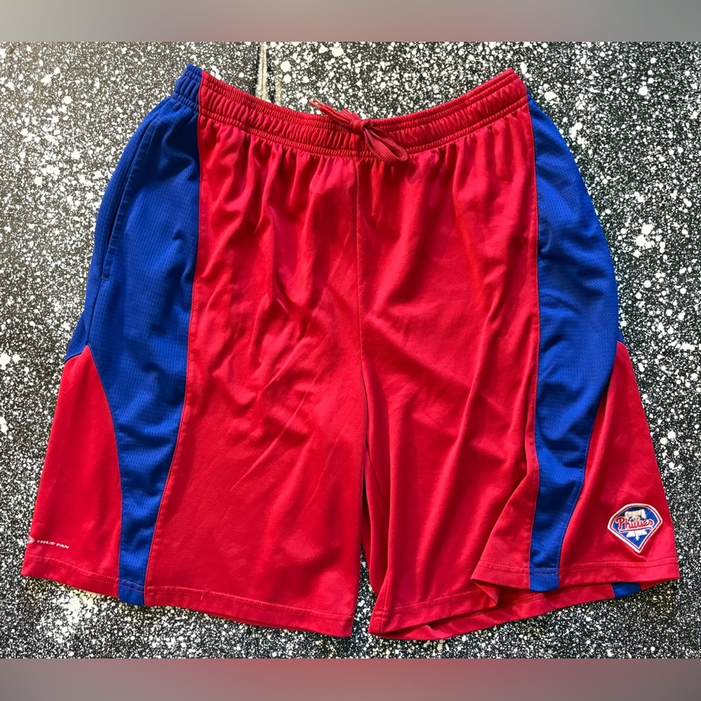 Philadelphia Phillies MLB True Fan Athletic Shorts Size Large